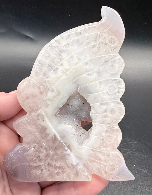 Agate Fairy with Sparkling Druzy