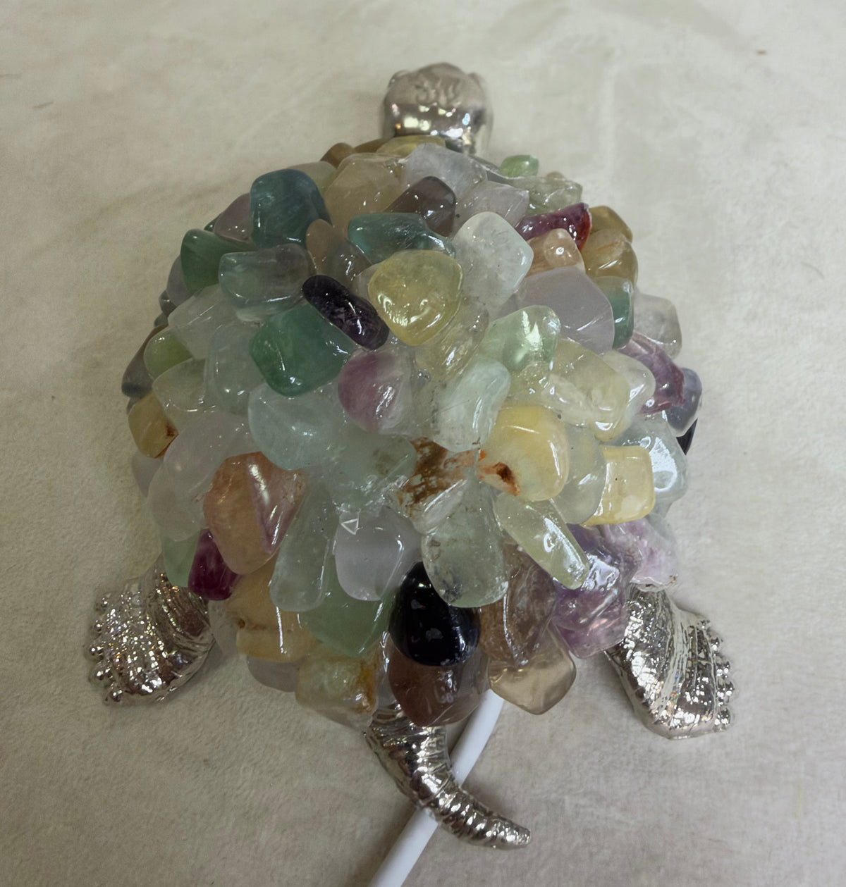 Rainbow Fluorite Turtle Colour Changing USB Lamp