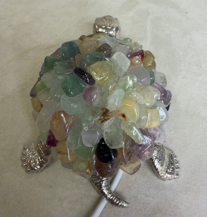 Rainbow Fluorite Turtle Colour Changing USB Lamp