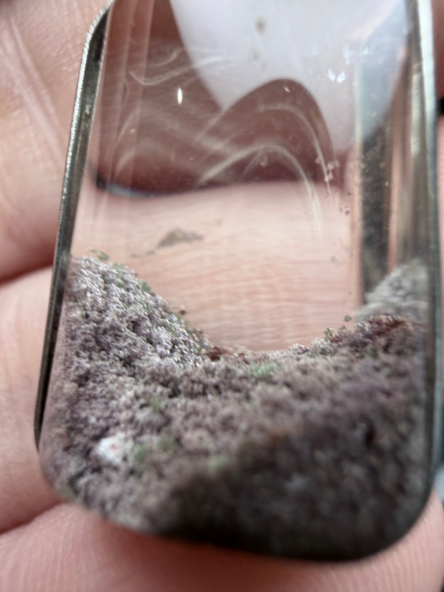 Garden Quartz (Lodolite) Pendant – Landscape Crystal with Cord (3.7cm)