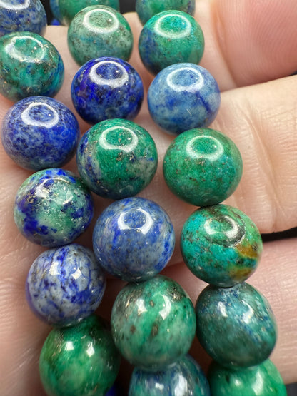 Azurite Lapis Lazuli Bracelet 8mm