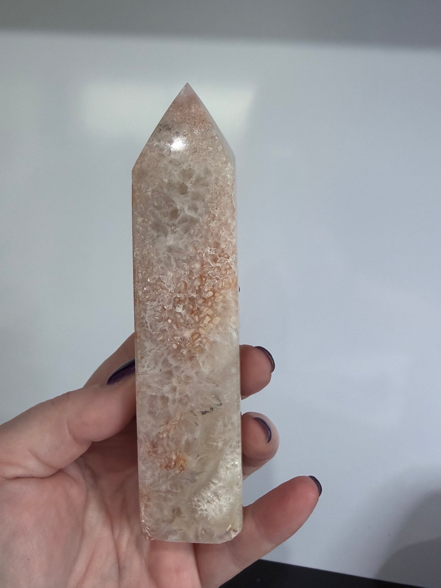 Pink Amethyst Quartz-Rich Tower 14.2cm 300g