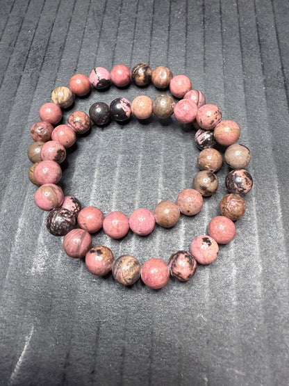 Rhodonite 8mm Bracelet