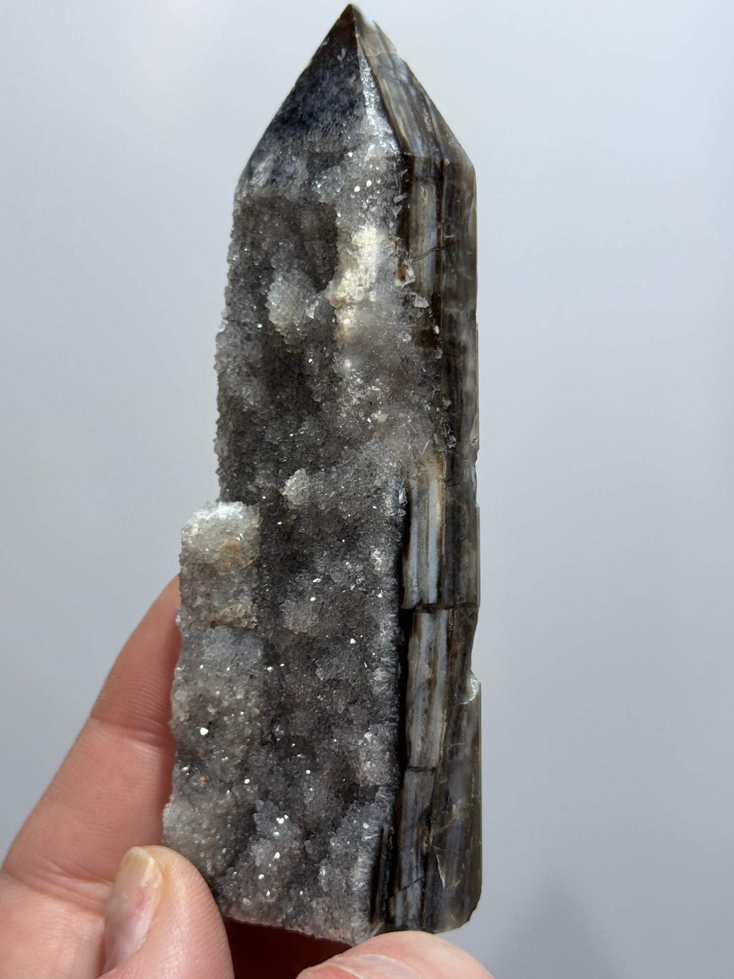 Sphalerite Druzy Tower – 10cm