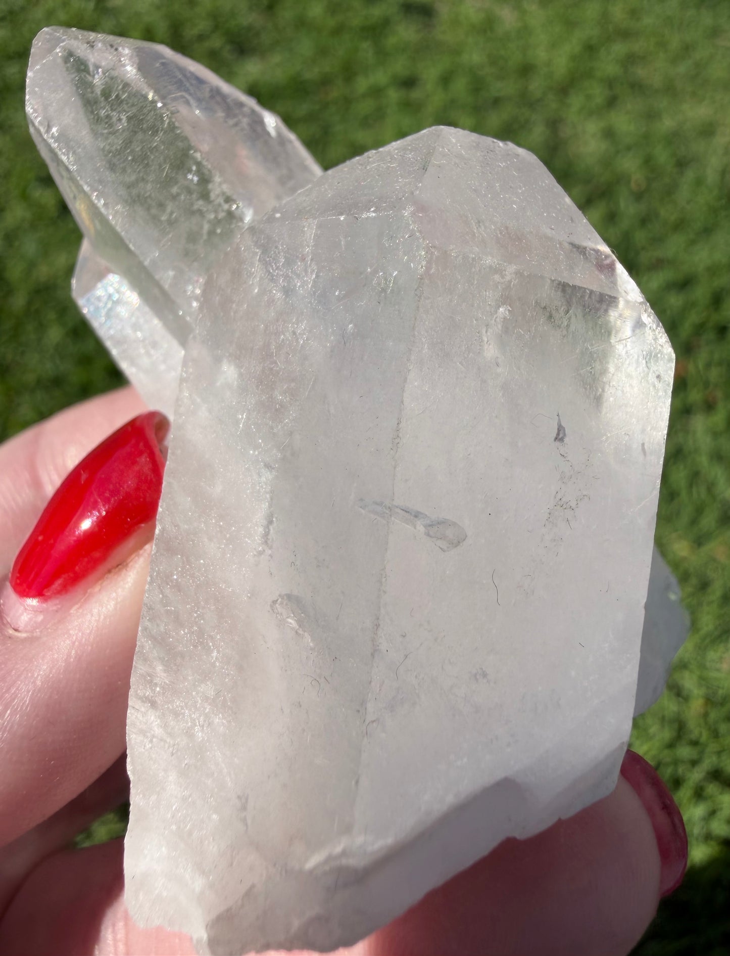 Clear Quartz Triple Growth Cluster – 128g