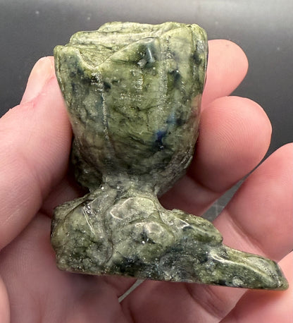 Serpentine Jade Groot Carving – 5.7cm