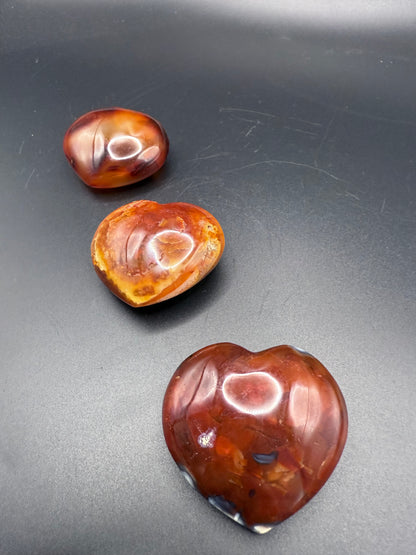 Carnelian Hearts 5cm