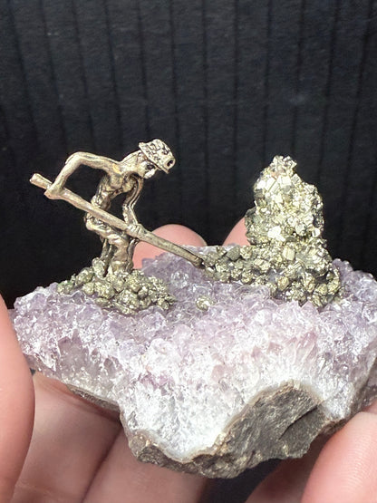 Pyrite Miner - Crystal wonderland By Lisa