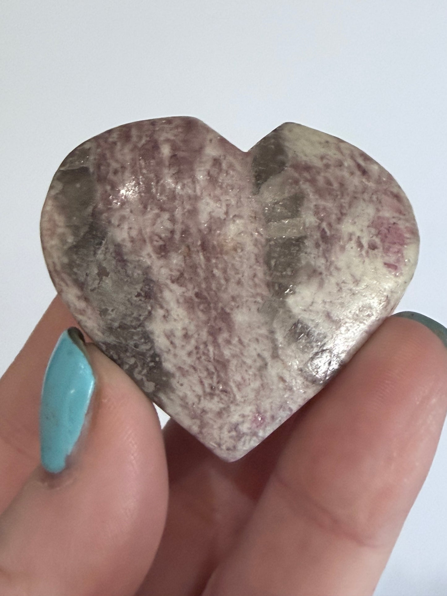 Pink Tourmaline in Matrix Heart B 4.5cm