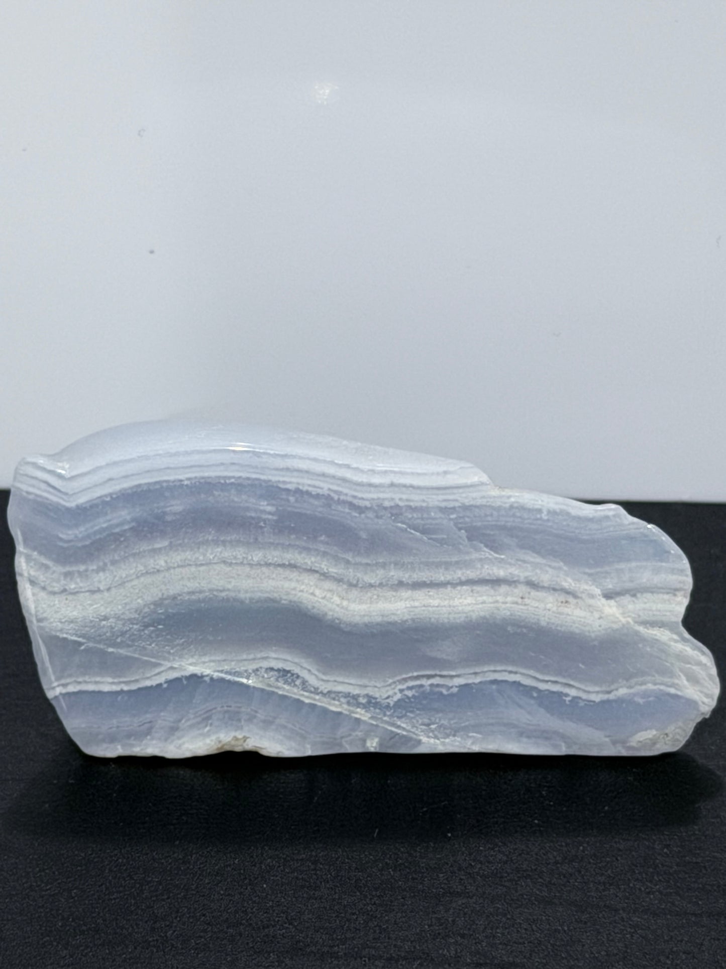 Blue Lace Agate Cake Slice – | 17g H