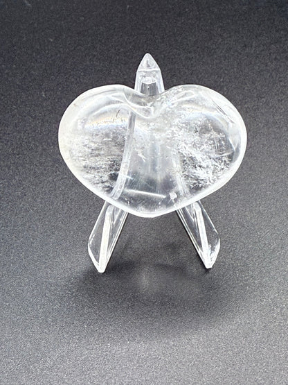 Clear Quartz Heart – 3cm (Intuitively Chosen)