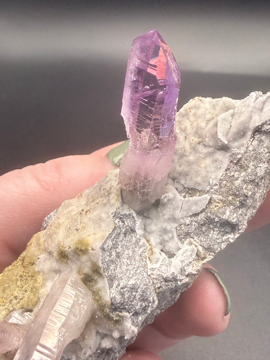 Vera Cruz Amethyst on Matrix