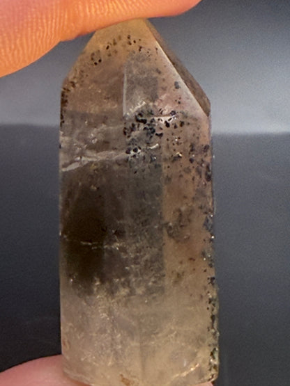 Smokey Citrine Tower with Inclusions