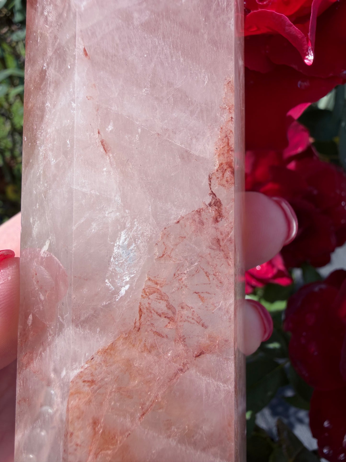 Fire Quartz Tower – 12.6cm | 340g