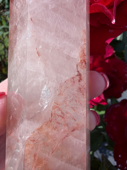 Fire Quartz Tower – 12.6cm | 340g