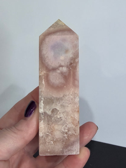 Pink Amethyst Quartz Tower B 10.7cm 263g