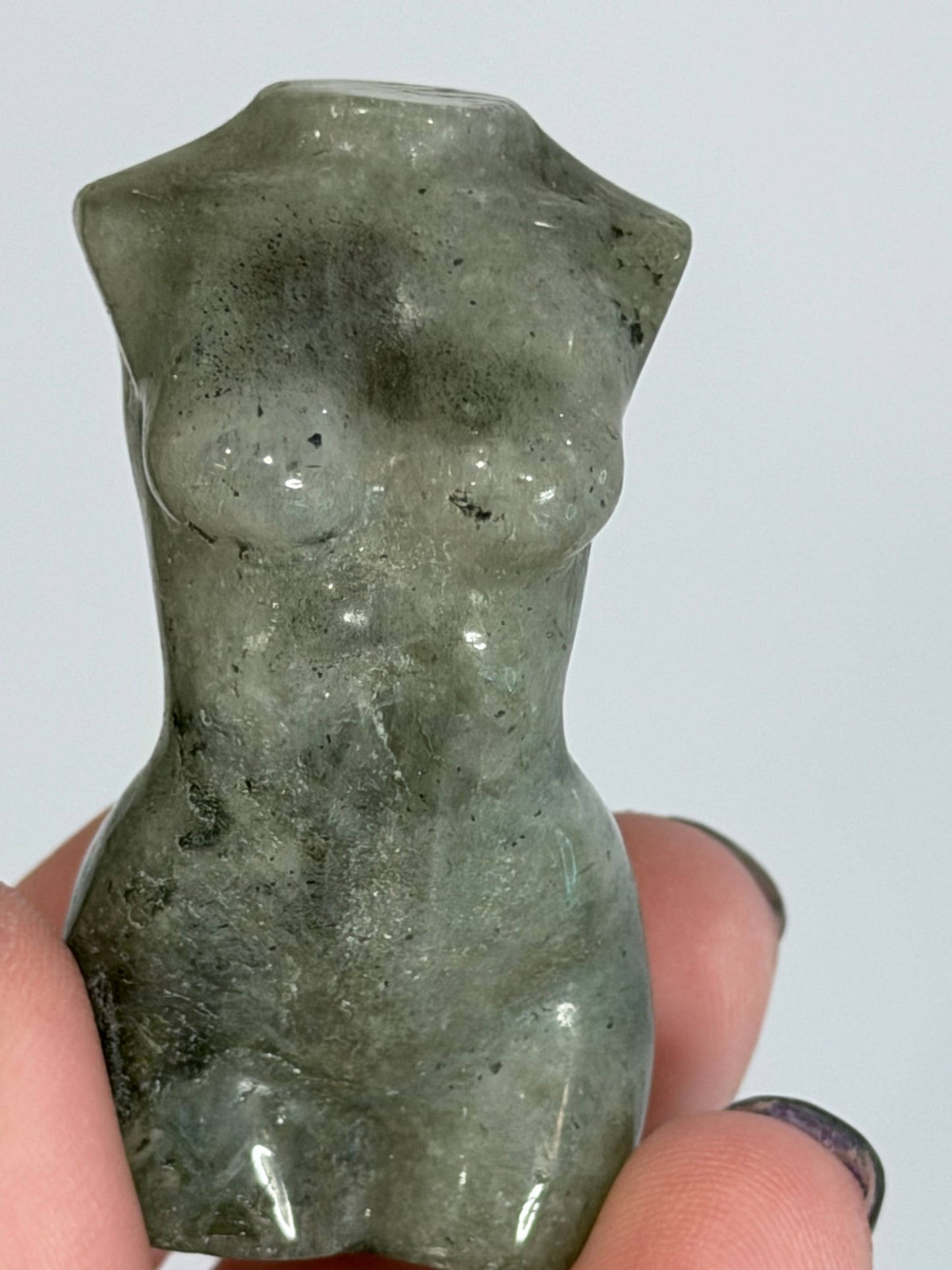 Labradorite Goddess Carving
