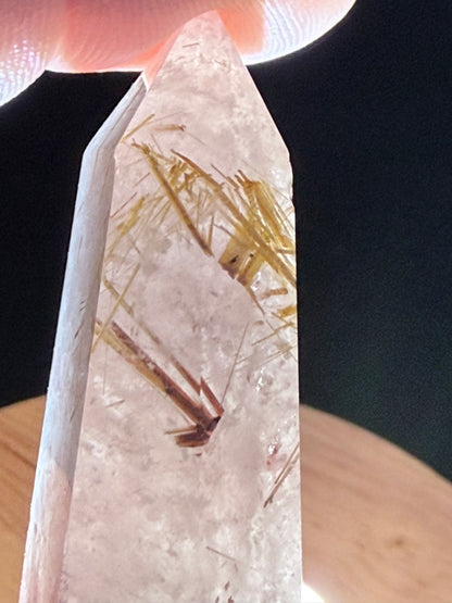 Rutilated Quartz Tower