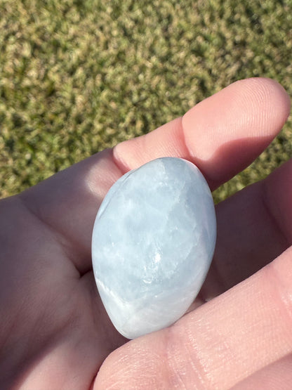 Blue Calcite Heart – 4cm (Intuitively Chosen)
