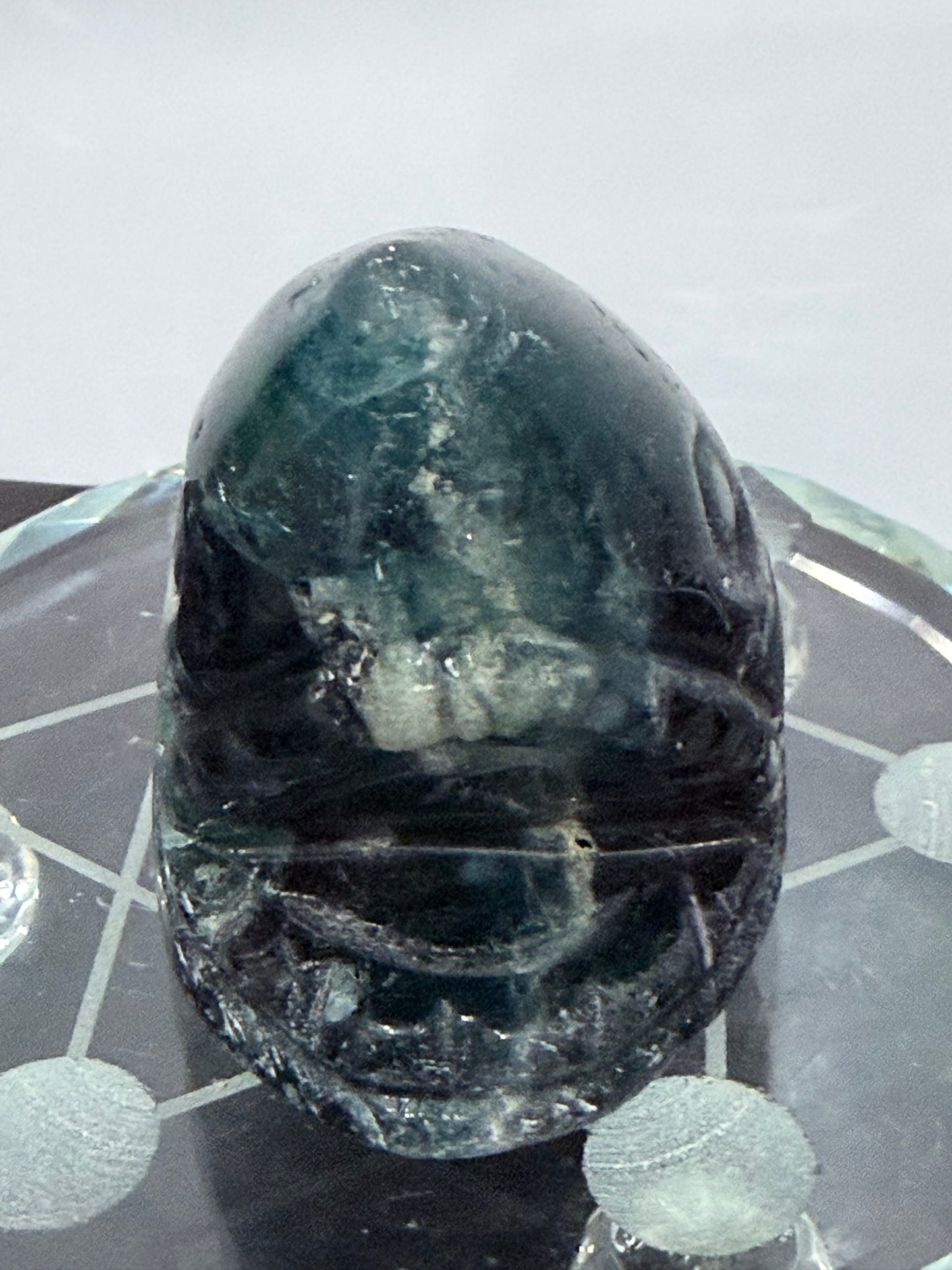 Blue Fluorite Shark Carving 7.2cm | 242g