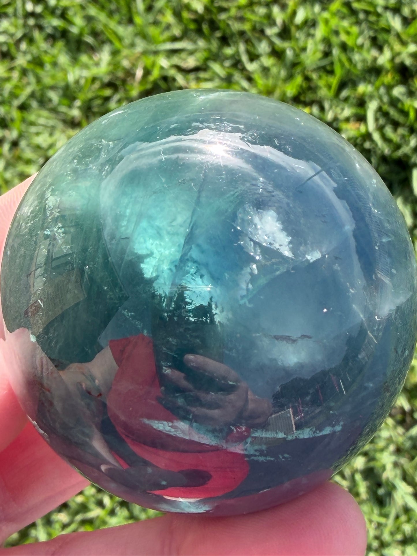 Blue Fluorite Sphere – 5.5cm | 274g
