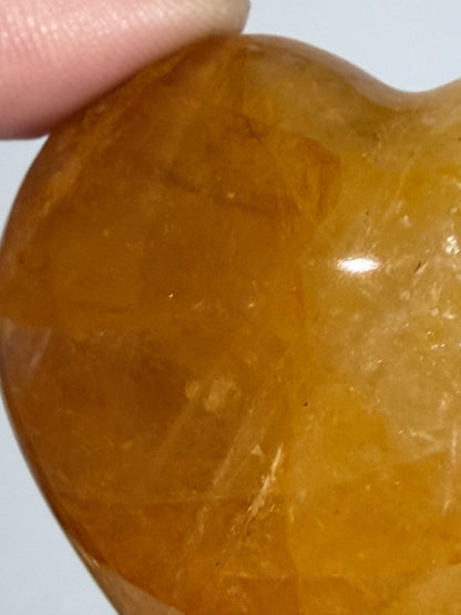 Golden Healer Quartz Heart C - 5cm