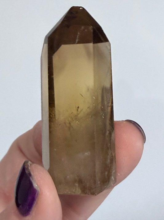 Natural Citrine Tower 6cm  A