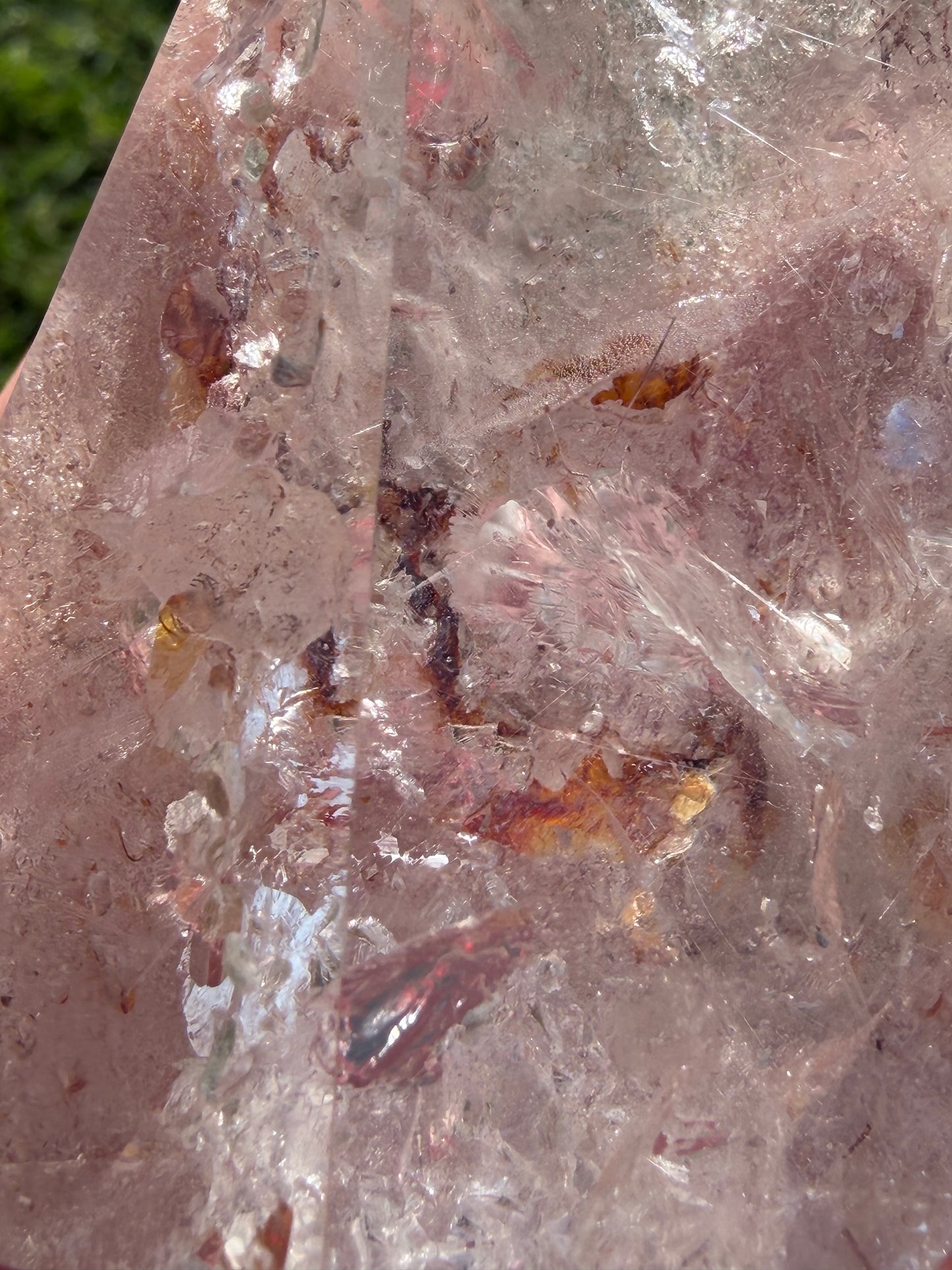 Included Clear Quartz Freeform – Madagascar Origin | Natural Inclusions | 135g