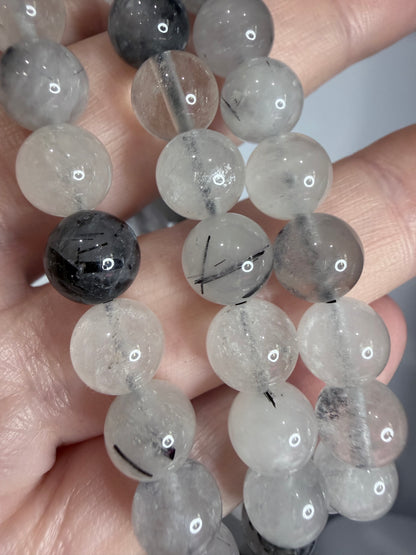 8mm Tourmalinated Quartz Bracelet

Protection • Grounding • Energy Balance