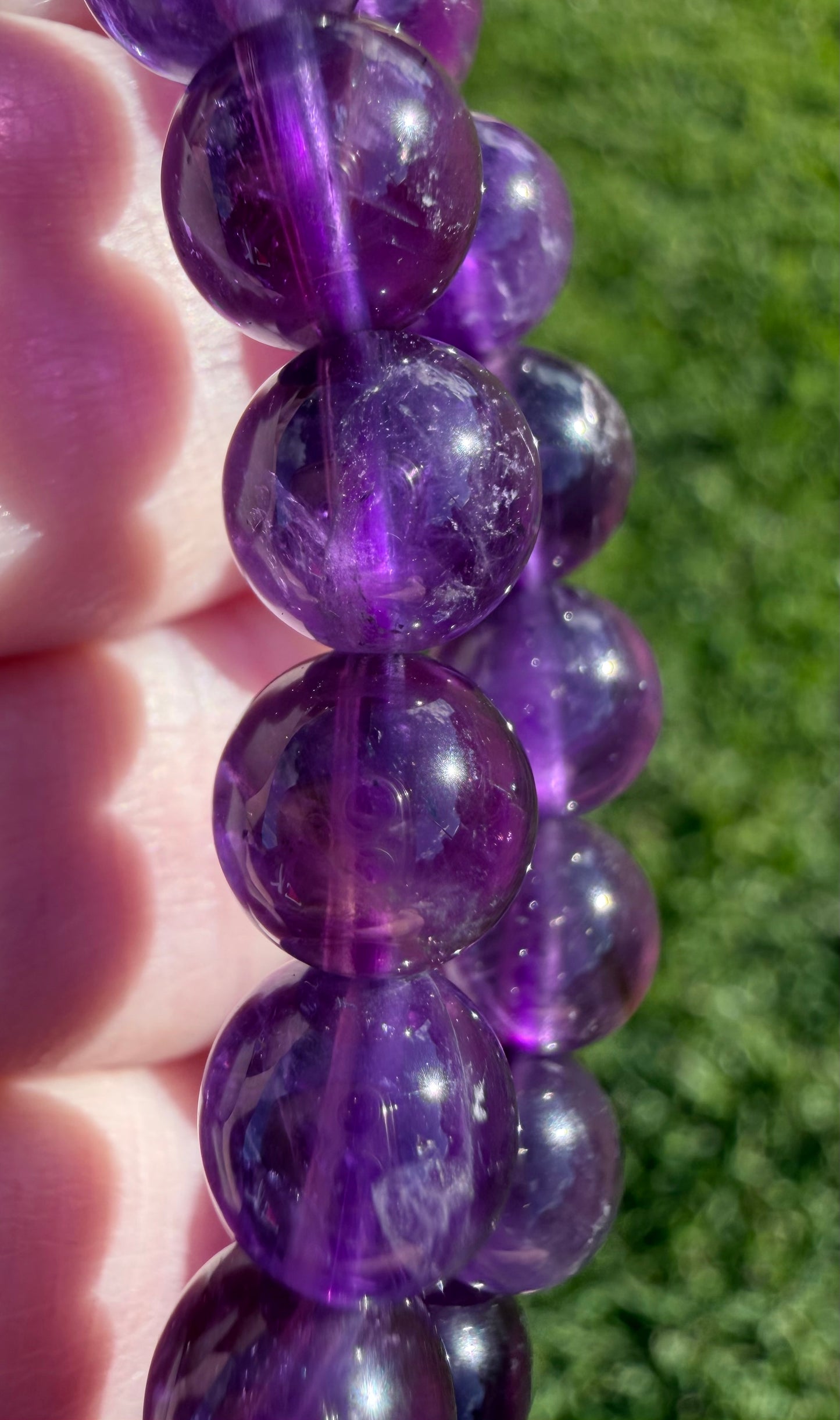8mm A Grade Amethyst Bracelet