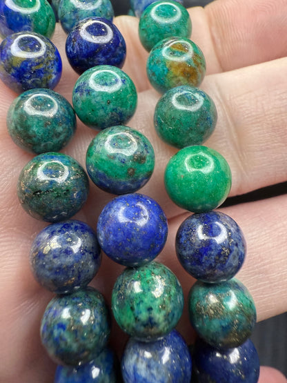 Azurite Lapis Lazuli Bracelet 8mm