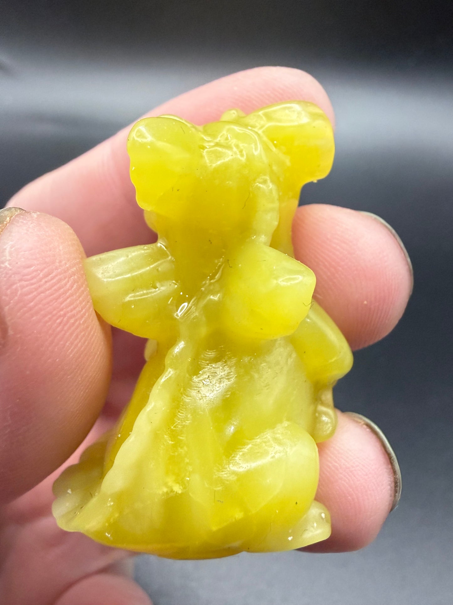 Yellow Jade Baby Dragon – 4cm