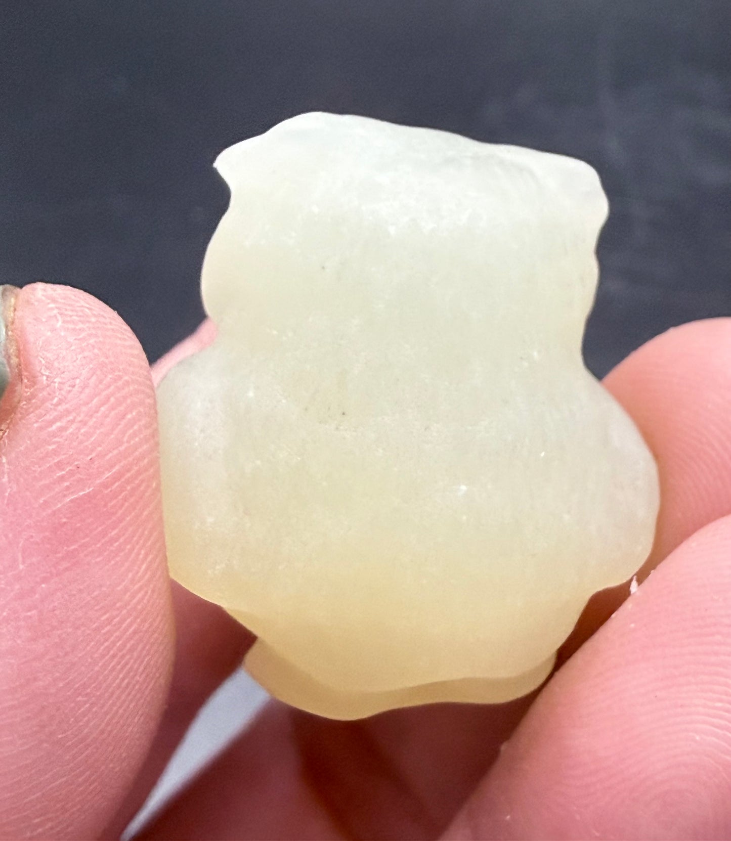 Honey Calcite Owl Carving – 3cm