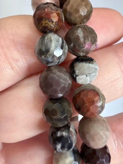 8mm Petrified Wood Faceted Bracelet

Grounding • Stability • Ancient Wisdom