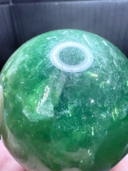 Green Fluorite Sphere