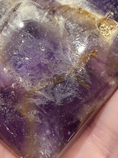 Chevron Amethyst Heart – Self Standing C