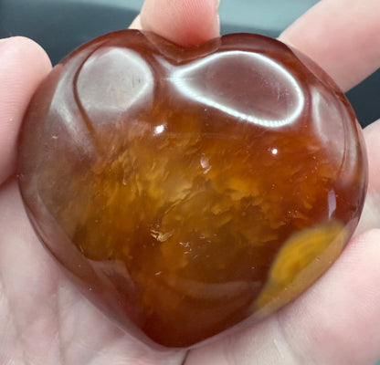 Carnelian Heart – 6cm