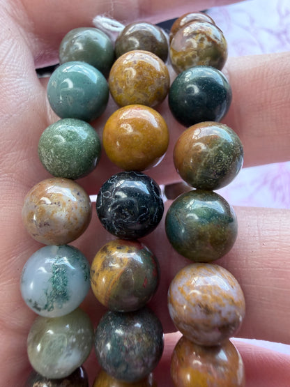 Ocean Jasper Bracelet | 8mm