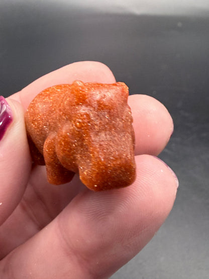 Mini Crystal Hippo Carvings – Strength, Calm & Emotional Balance