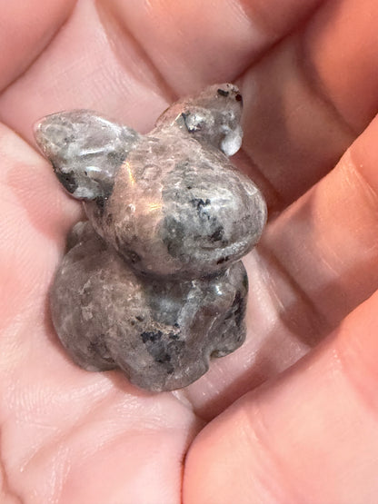 Mini Deer Crystal Carving – 4cm