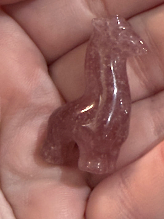 Mini Giraffe Crystal Carvings – 3cm