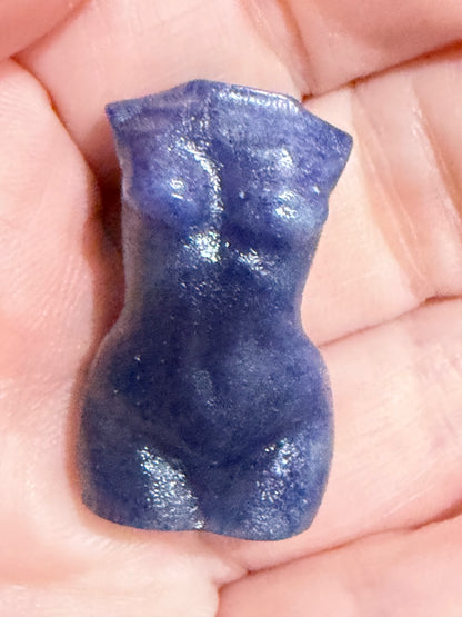 Goddess Body Crystal Mini Carving – Various Materials