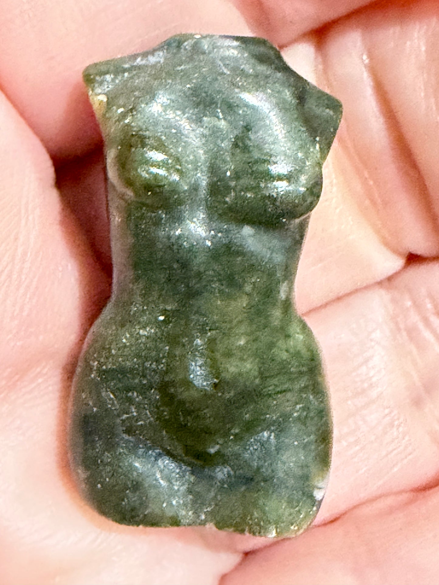 Goddess Body Crystal Mini Carving – Various Materials