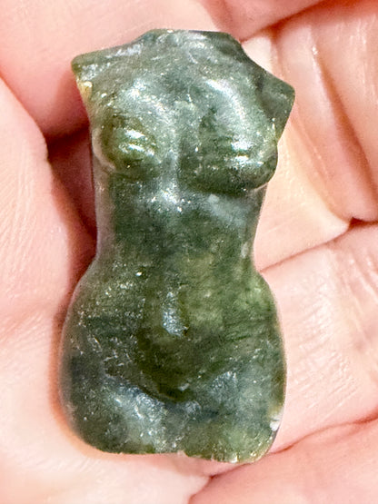 Goddess Body Crystal Mini Carving – Various Materials