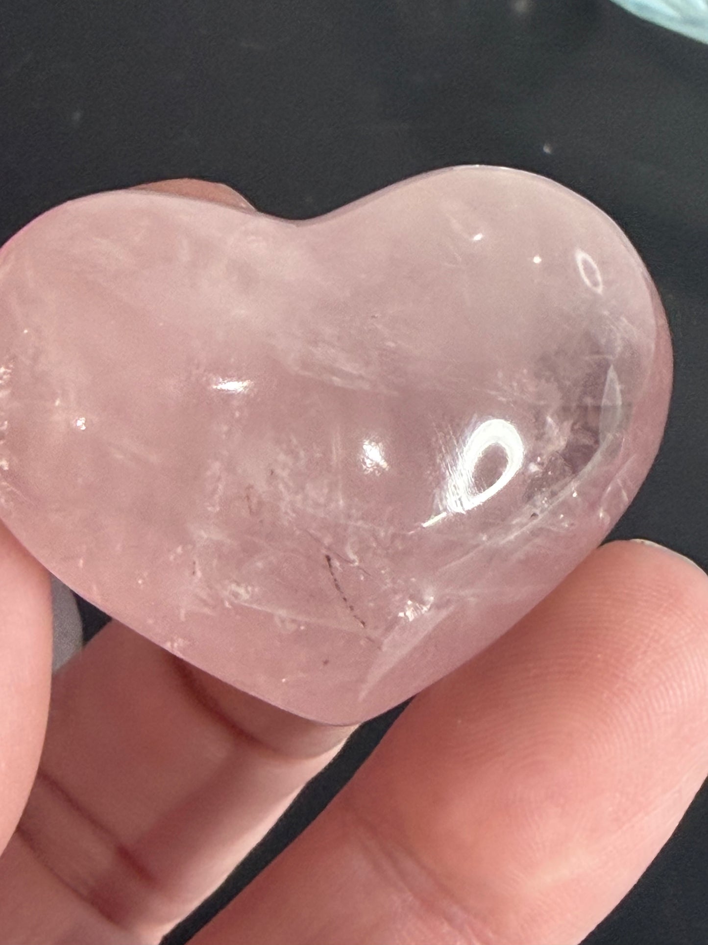 Gemmy Rose Quartz Heart – 4cm (Intuitively Chosen)