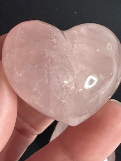 Gemmy Rose Quartz Heart – 4cm (Intuitively Chosen)