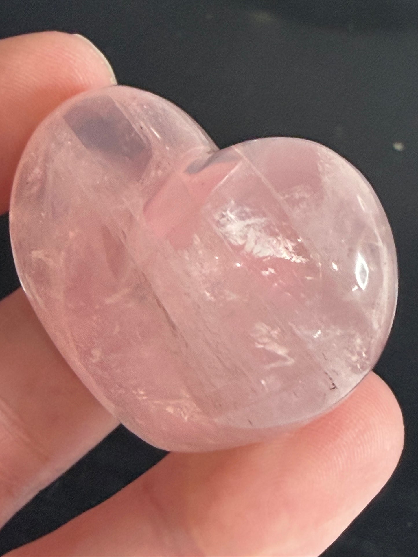 Gemmy Rose Quartz Heart – 4cm (Intuitively Chosen)