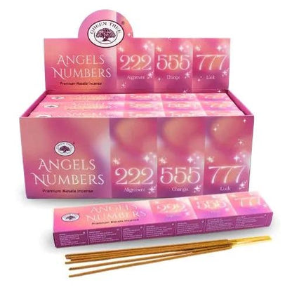Angel Numbers Incense 15gms Sticks Green Tree