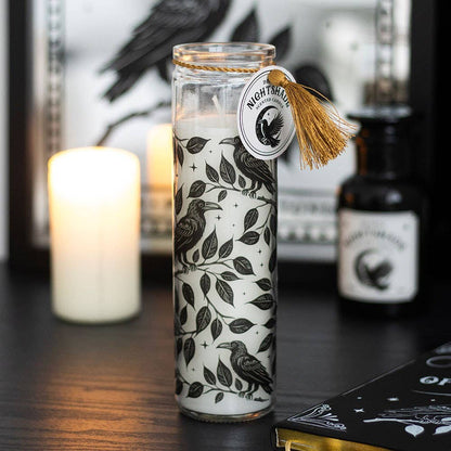 Mystic Raven Deadly Nightshade Tube Candle - Crystal wonderland By Lisa