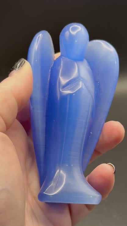 Purple Cats Eye Angel